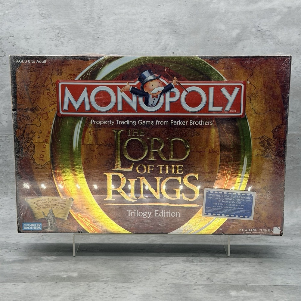 Monopoly - The Lord of the Rings Trilogy Edition 2003 - NEW SEALED